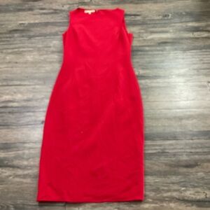 Michael Kors Wool Sleeveless Midi Dress Sz 10